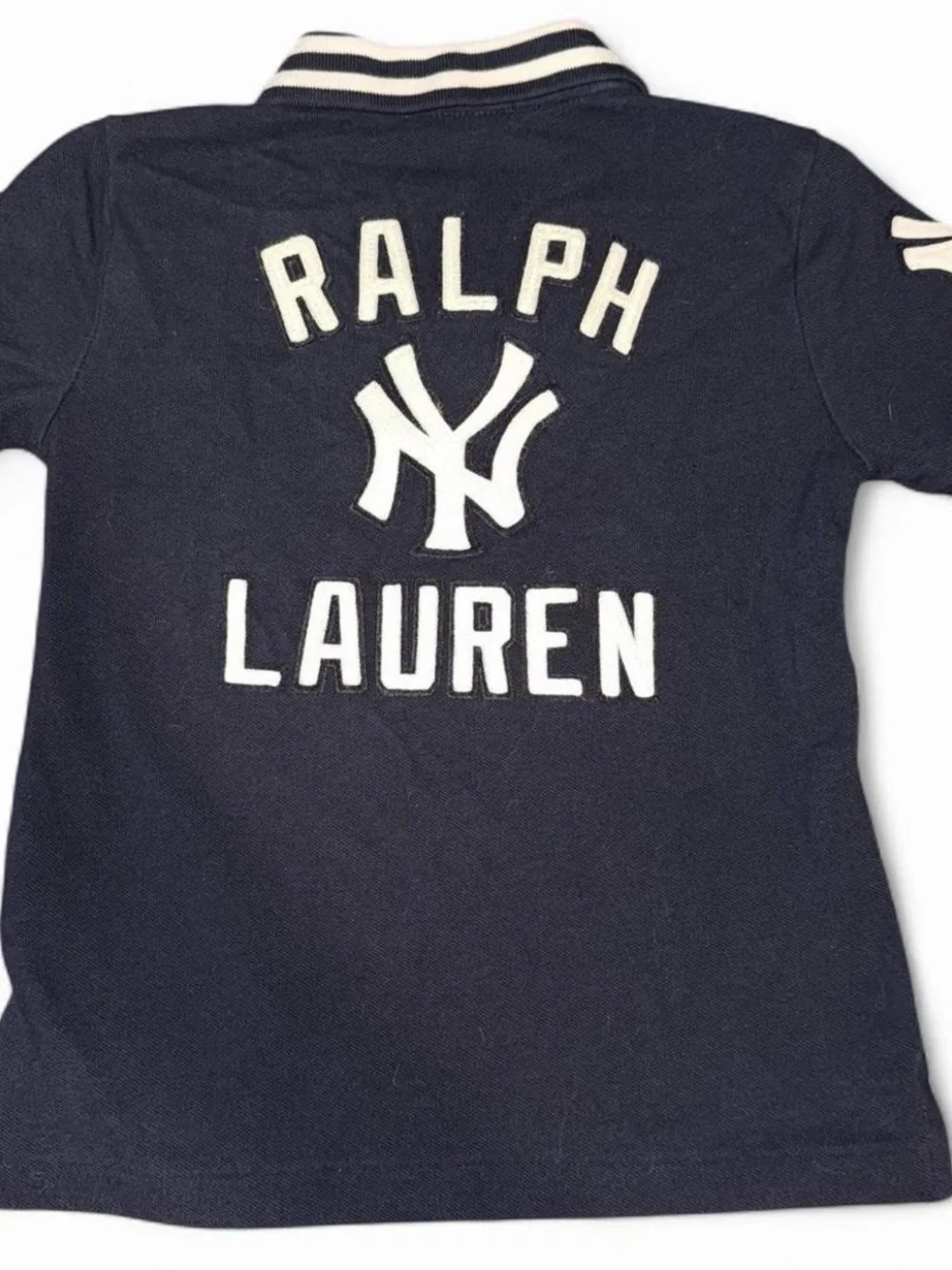 Polo by Ralph Lauren Kids Navy and White Yankees Polo Shirt